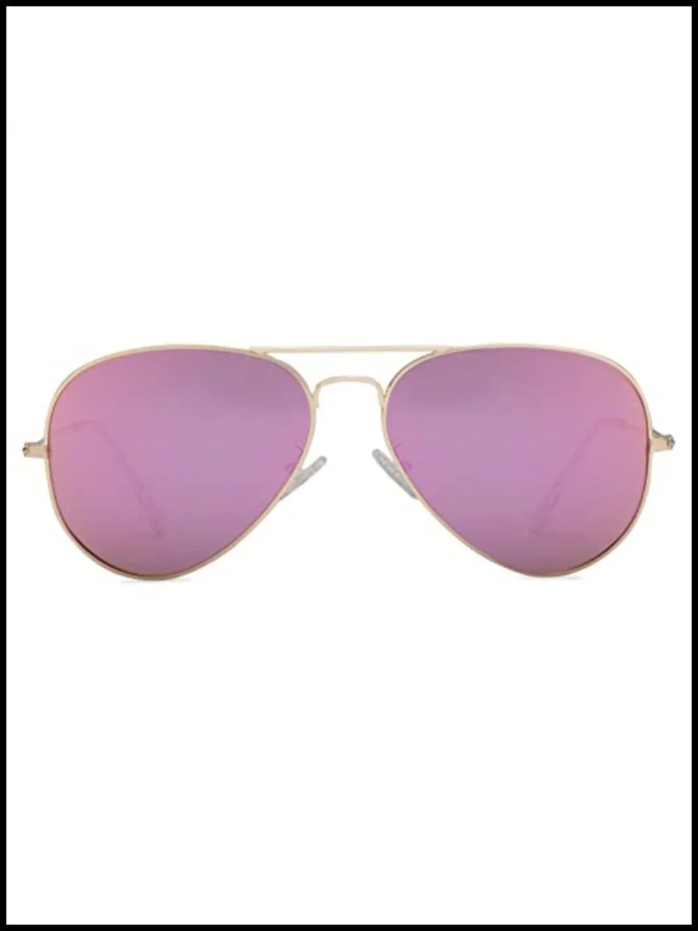 Polarized Aviator Sunglasses with Spring Hinge UV Protection